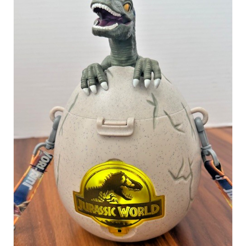 Jurassic World Popcorn Bucket Raptor Universal Studios Light Up - COLLECTOR ITEM